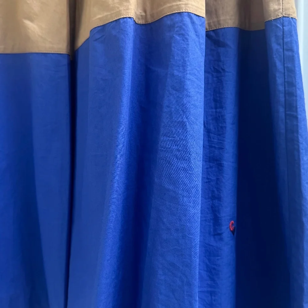 Geneviève Skirt in Khaki Cotton Poplin - Picture 3 of 4